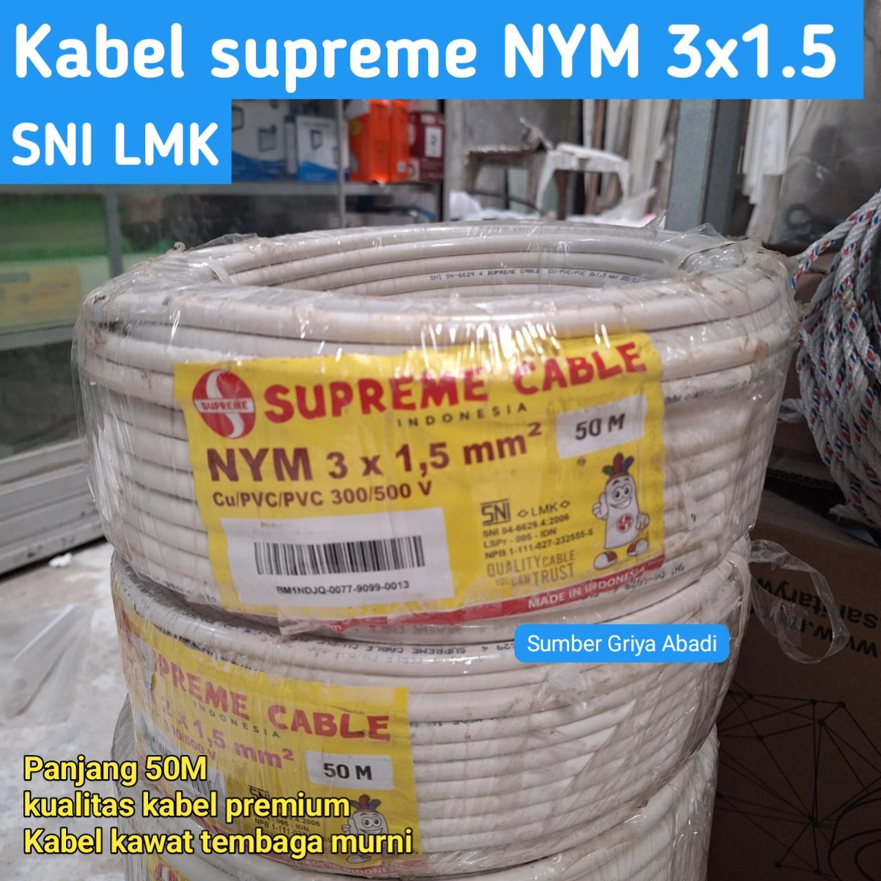 Kabel Supreme NYM 2X1,5mm 3x1,5mm 2x2.5mm SNI LMK preview 2