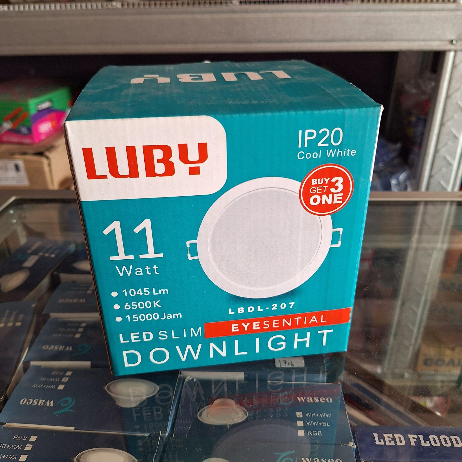 Lampu downlight luby 11w isi 4pcs