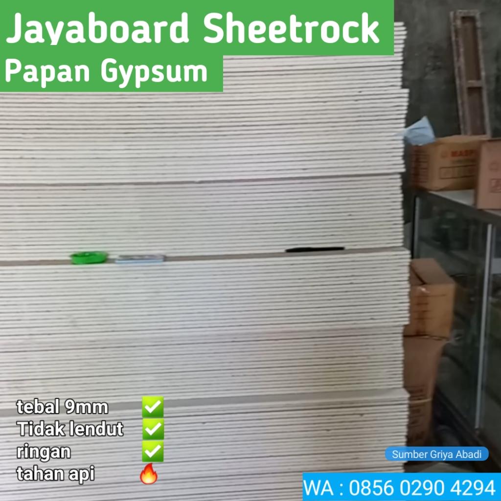 Papan gypsum jayaboard sheetrock 9mm preview 3