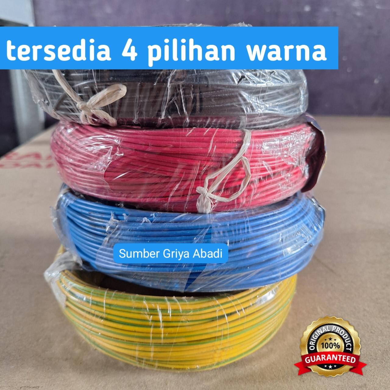 Kabel listrik NYA 1x2.5mm merk Eterna - kabel kawat tunggal tembaga asli SNI LMK preview 2