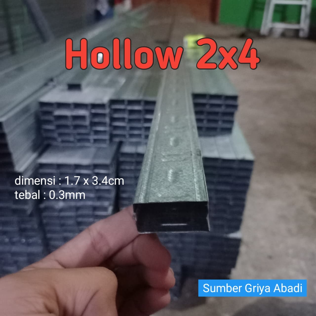 hollow SNI plafon / rangka plafon / hollow 2x4 4x4