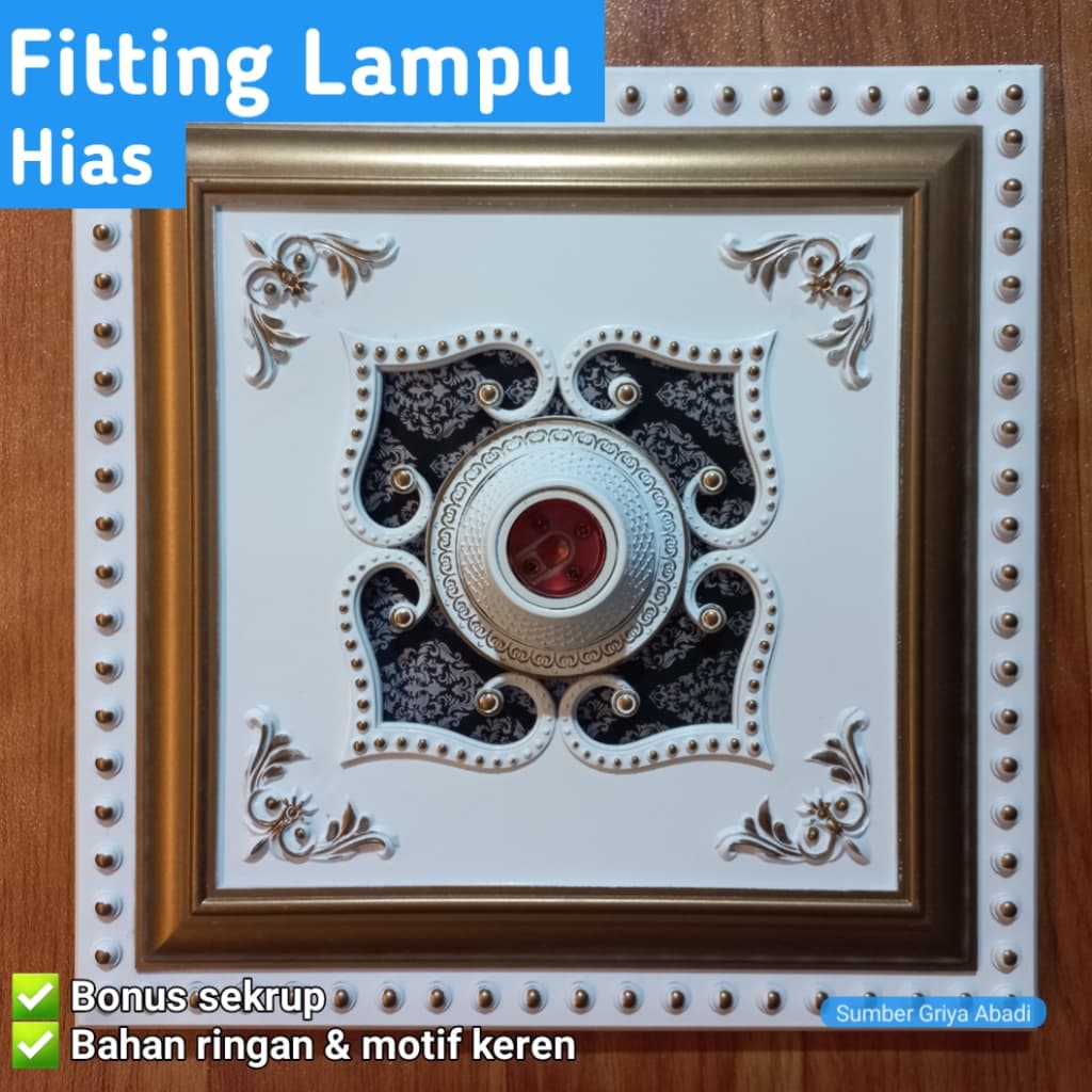 Fitting Lampu Ornamen 30x30 cm VICON
